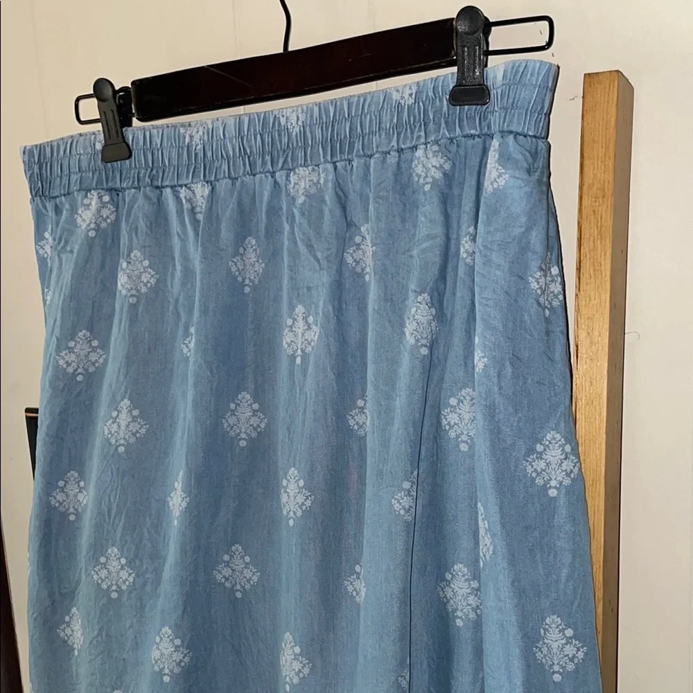 Sonoma Blue Smocked Tiered Maxi Skirt - Picture 7 of 7